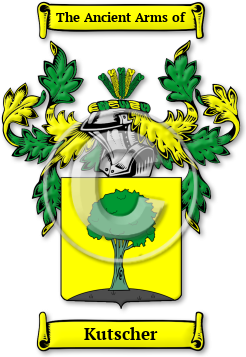 Kutscher Family Crest Download (jpg) Legacy Series - 150 DPI