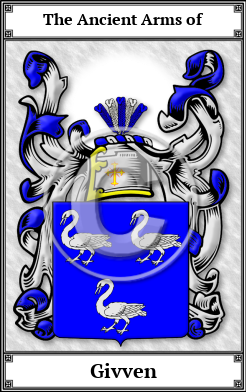 Givven Family Crest Download (JPG)  Book Plated - 150 DPI