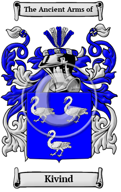 Kivind Family Crest/Coat of Arms