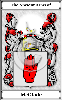 McGlade Family Crest Download (JPG) Book Plated - 600 DPI