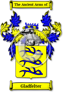Gladfelter Family Crest Download (jpg) Legacy Series - 150 DPI