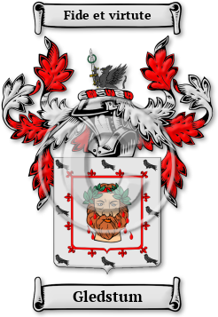 Gledstum Family Crest Download (JPG) Legacy Series - 600 DPI