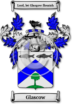 Glascow Family Crest Download (jpg) Legacy Series - 150 DPI