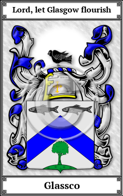 Glassco Family Crest Download (JPG)  Book Plated - 150 DPI