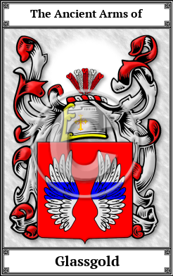 Glassgold Family Crest Download (JPG) Book Plated - 600 DPI