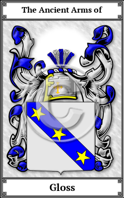Gloss Family Crest Download (JPG) Book Plated - 300 DPI