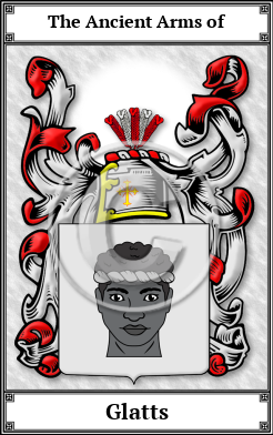 Glatts Family Crest Download (JPG)  Book Plated - 150 DPI