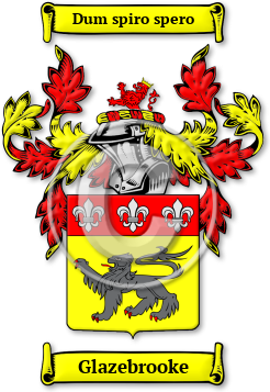 Glazebrooke Family Crest Download (jpg) Legacy Series - 150 DPI
