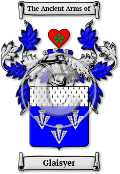 Glaisyer Family Crest Download (JPG) Legacy Series - 600 DPI