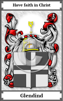 Glendind Family Crest Download (JPG)  Book Plated - 150 DPI