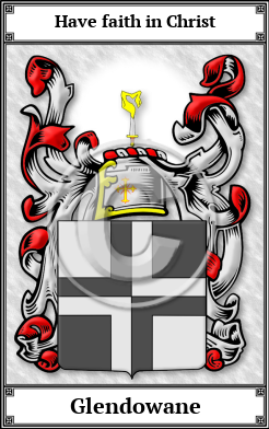 Glendowane Family Crest Download (JPG) Book Plated - 600 DPI