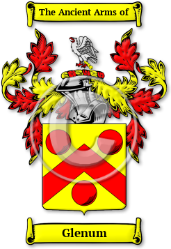 Glenum Family Crest Download (jpg) Legacy Series - 150 DPI