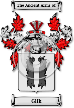 Glik Family Crest Download (jpg) Legacy Series - 150 DPI