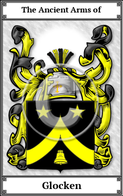 Glocken Family Crest Download (JPG) Book Plated - 600 DPI