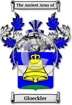 Gloeckler Family Crest Download (JPG) Legacy Series - 600 DPI