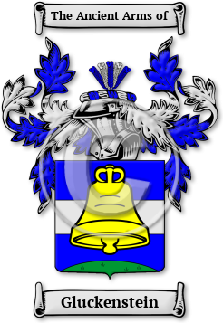 Gluckenstein Family Crest Download (jpg) Legacy Series - 150 DPI