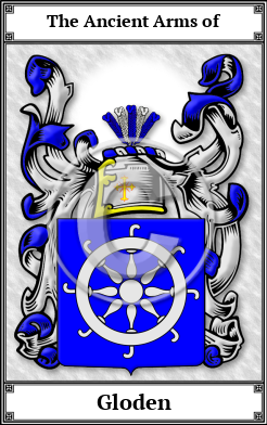 Gloden Family Crest Download (JPG)  Book Plated - 150 DPI