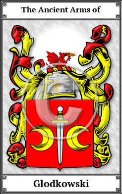 Glodkowski Family Crest Download (JPG)  Book Plated - 150 DPI