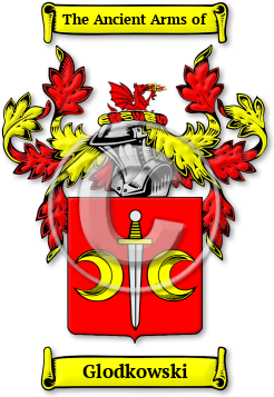 Glodkowski Family Crest Download (jpg) Legacy Series - 150 DPI