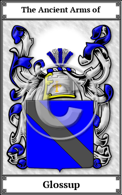 Glossup Family Crest Download (JPG)  Book Plated - 150 DPI