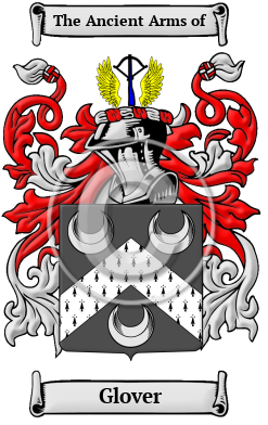 Glover Family Crest Download (JPG) Heritage Series - 600 DPI