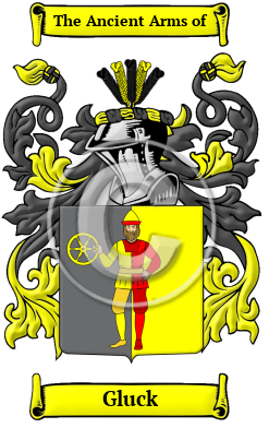 Gluck Family Crest Download (JPG) Heritage Series - 600 DPI