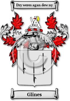 Glines Family Crest Download (JPG) Legacy Series - 600 DPI