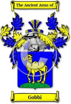 Gobbi Family Crest Download (jpg) Legacy Series - 150 DPI