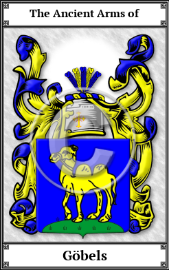 Göbels Family Crest Download (JPG) Book Plated - 600 DPI