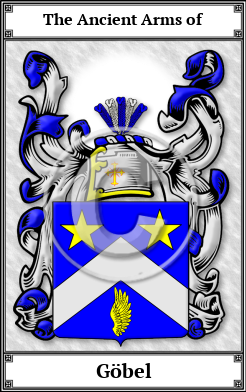 Göbel Family Crest Download (JPG)  Book Plated - 150 DPI