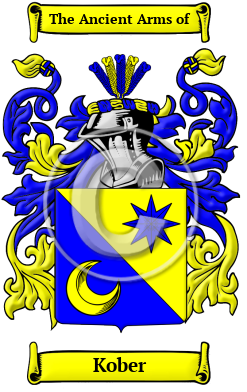 Kober Family Crest Download (JPG) Heritage Series - 600 DPI