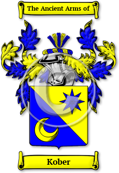 Kober Family Crest Download (jpg) Legacy Series - 150 DPI