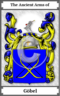 Göbel Family Crest Download (JPG)  Book Plated - 150 DPI