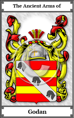 Godan Family Crest Download (JPG)  Book Plated - 150 DPI