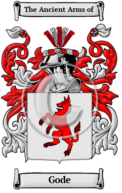 Gode Family Crest Download (JPG) Heritage Series - 600 DPI