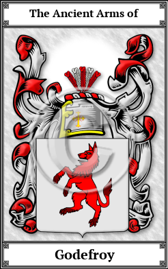 Godefroy Family Crest Download (JPG)  Book Plated - 150 DPI