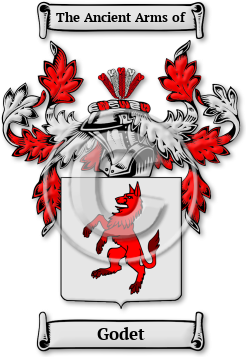 Godet Family Crest Download (JPG) Legacy Series - 600 DPI