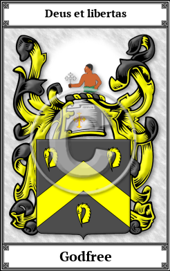 Godfree Family Crest Download (JPG)  Book Plated - 150 DPI