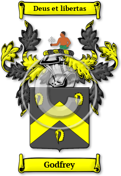 Godfrey Family Crest Download (jpg) Legacy Series - 150 DPI