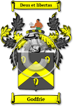 Godfrie Family Crest Download (jpg) Legacy Series - 150 DPI