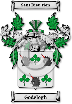 Godelegh Family Crest Download (jpg) Legacy Series - 150 DPI