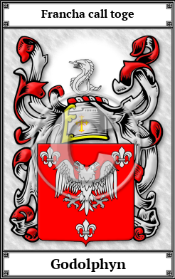 Godolphyn Family Crest Download (JPG)  Book Plated - 150 DPI