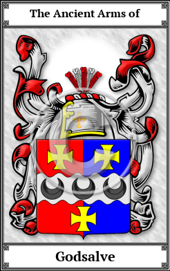 Godsalve Family Crest Download (JPG)  Book Plated - 150 DPI
