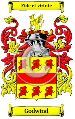 Godwind Family Crest/Coat of Arms