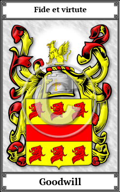 Goodwill Family Crest Download (JPG)  Book Plated - 150 DPI