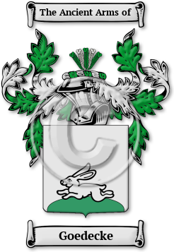 Goedecke Family Crest Download (JPG) Legacy Series - 300 DPI