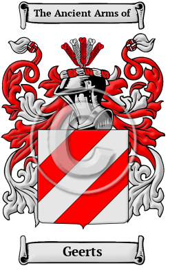 Geerts Family Crest Download (JPG) Heritage Series - 600 DPI