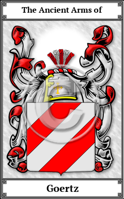 Goertz Family Crest Download (JPG) Book Plated - 600 DPI