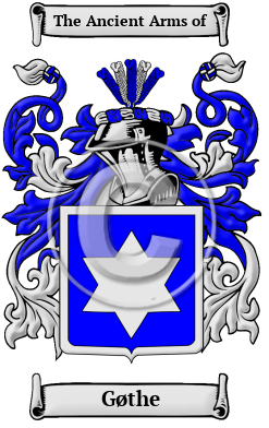 Gøthe Family Crest Download (JPG) Heritage Series - 300 DPI