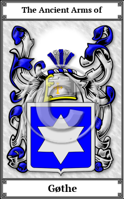 Gøthe Family Crest Download (JPG) Book Plated - 600 DPI